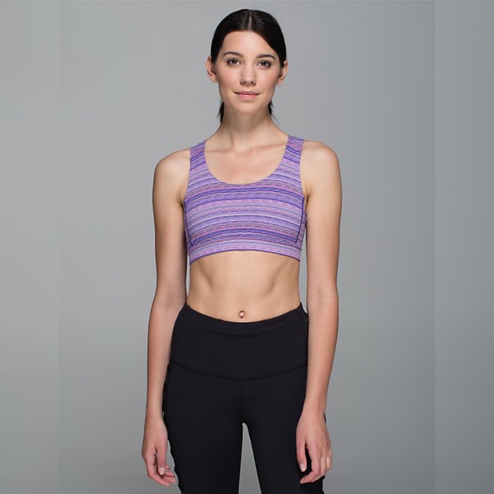 Lululemon All Sports Adjustable Bra in Space Dye
